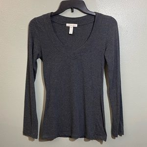V-Neckline Basic Tee